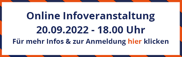 Online Infoveranstaltung 20.09.2022